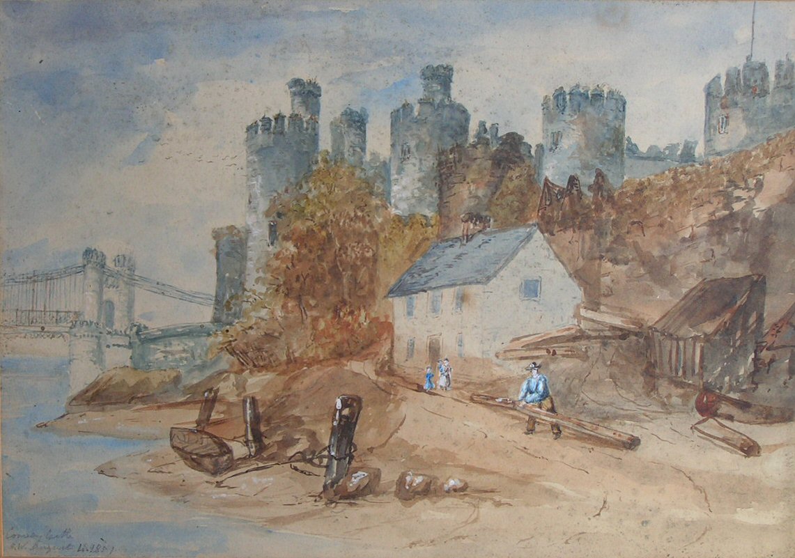 Watercolour - Conway Castle
